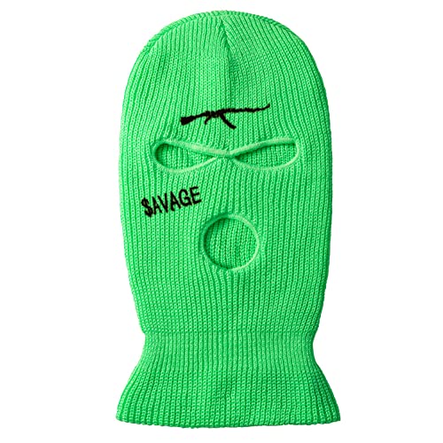 YAMEE Sturmhaube Herren Damen Wintermütze,Balaclava - 3-Loch Sturmmaske,Vollmaske Skimütze Strickmaske Vollgesichtsabdeckung für Outdoor Radfahren Skifahren von YAMEE