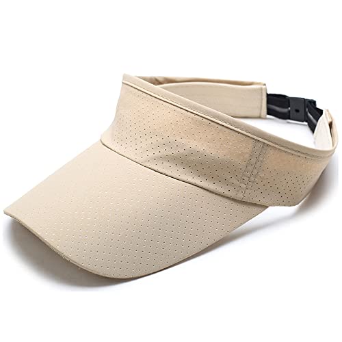 YAMEE Visor Cap Herren Ultra-Licht Visoren Sonnenblende für Damen und Herren | Sonnenhut Sommerhut Strandhut Unisex Sport Sunvisor Kappe | Sport-Sonnenblende Golf Tennis Cap von YAMEE