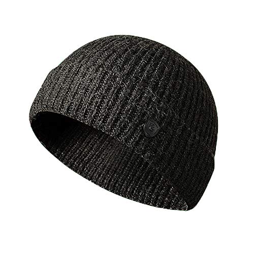 YAMEE Winter Beanie Hat Baseballkappe Strickmütze Docker Cap Herren Damen dockermütze brimless Cap Basecap Herren Cap ganzjährig Tragbar Unisex Retro von YAMEE