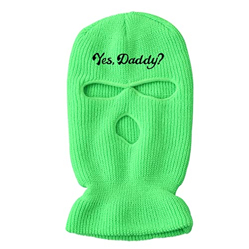 YAMEE Wintermütze Balaclava Damen Herren 3-Loch-Vollmasken-Skimaske Warme,Winter-Sturmhaube für Outdoor-Sportarten,Beanie Sturmmaske strickmütze Herren von YAMEE