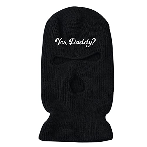 YAMEE Wintermütze Balaclava Damen Herren 3-Loch-Vollmasken-Skimaske Warme,Winter-Sturmhaube für Outdoor-Sportarten,Beanie Sturmmaske strickmütze Herren von YAMEE