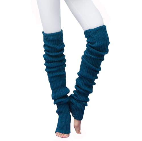 YAMEE Yoga Stulpen Warm Damen Weich Flexibel,Beinstulpen Strumpf Gestrickte Overknee Lange für Ballett Fitness Sport,Lang Stulpe Damen Leg Warmer,Strick-Stiefel-Socken Damen über das Knie Hohe von YAMEE