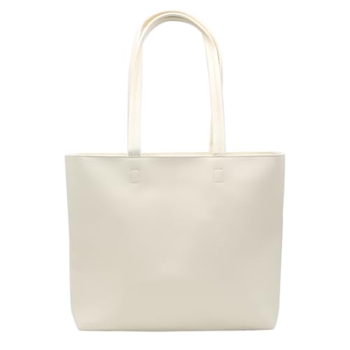 YAMEIZE Handtasche Damen Groß Shopper Tasche Leder Umhängetasche Schultertasche mit Reißverschluss Henkeltasche für Reisen Arbeit Einkauf Universität von YAMEIZE