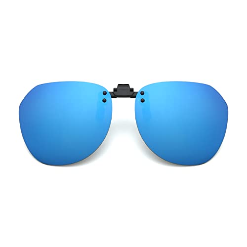 YAMEIZE Modische Clip-On-Sonnenbrille für Damen und Herren, UV400-Schutz von YAMEIZE