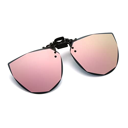 YAMEIZE Modische polarisierte Clip-On-Sonnenbrille – für Damen Herren Trendige Brille Flip Up UV-Schutzbrille Fahren im Freien von YAMEIZE