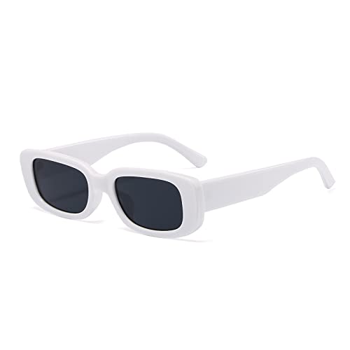YAMEIZE Rechteckige Sonnenbrille für Damen Herren 2er-Pack 90er Vintage Kleines Quadrat Kleine Gläser UV400-Schutz… YAMEIZE Rechteckige Sonnenbrille für Damen Herren 2er-Pack 90er Vintage Kleines Quadrat Kleine Gläser UV400-Schutz… von YAMEIZE