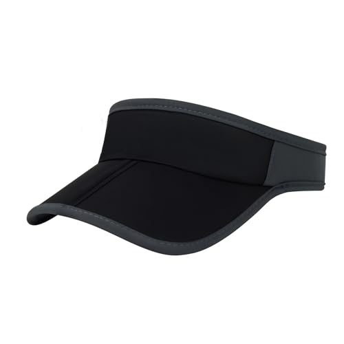 YAMEIZE Sonne Visor Cap Damen Herren Sonnenschutz Kopf Sonnenkappe Leichtgewicht Faltbar Schnell Trocknend Tennis Cap Sommer Sport von YAMEIZE