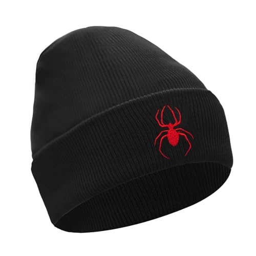 YAMEIZE Stilvolle Beanie Strick Mützen für - Damen Herren Slouchy Strick Mütze Winter Gothic Skull Cap Warme Mütze Outdoor von YAMEIZE