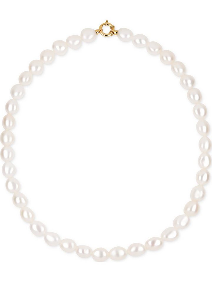 YAMOKO Collier YAMOKO Damen-Kette 585er Gelbgold Süßwasserperle von YAMOKO