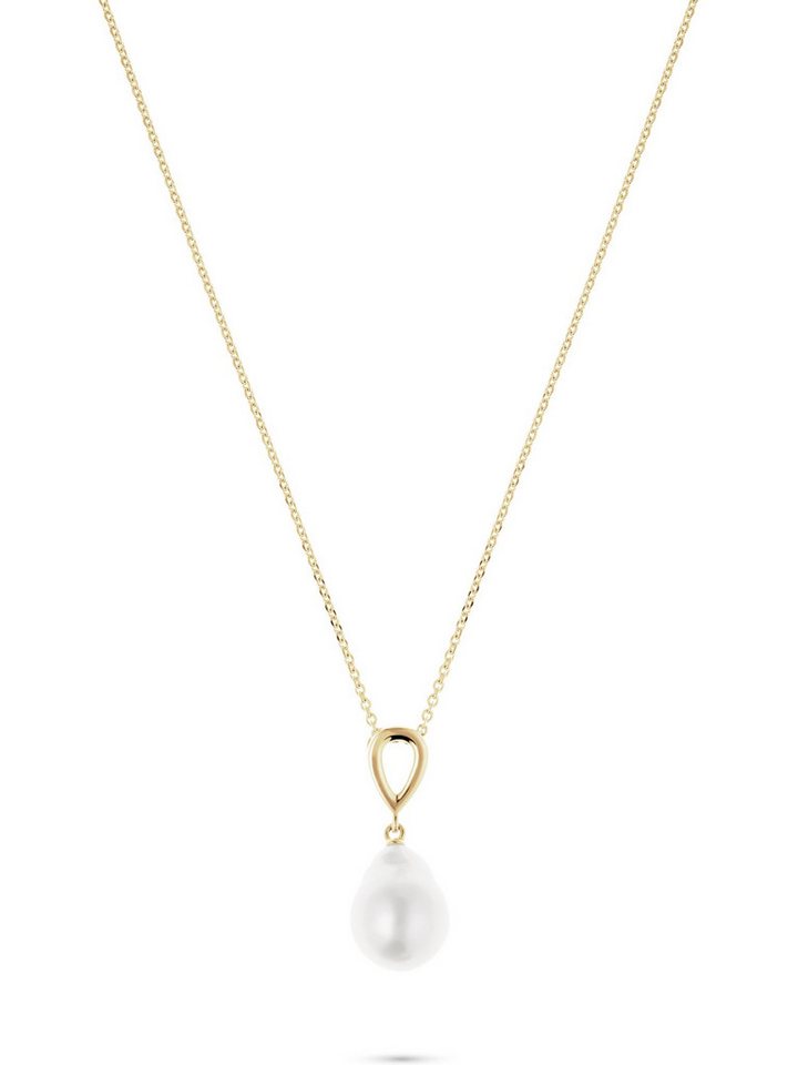 YAMOKO Collier YAMOKO Damen-Kette 585er Gelbgold Süßwasserperle von YAMOKO