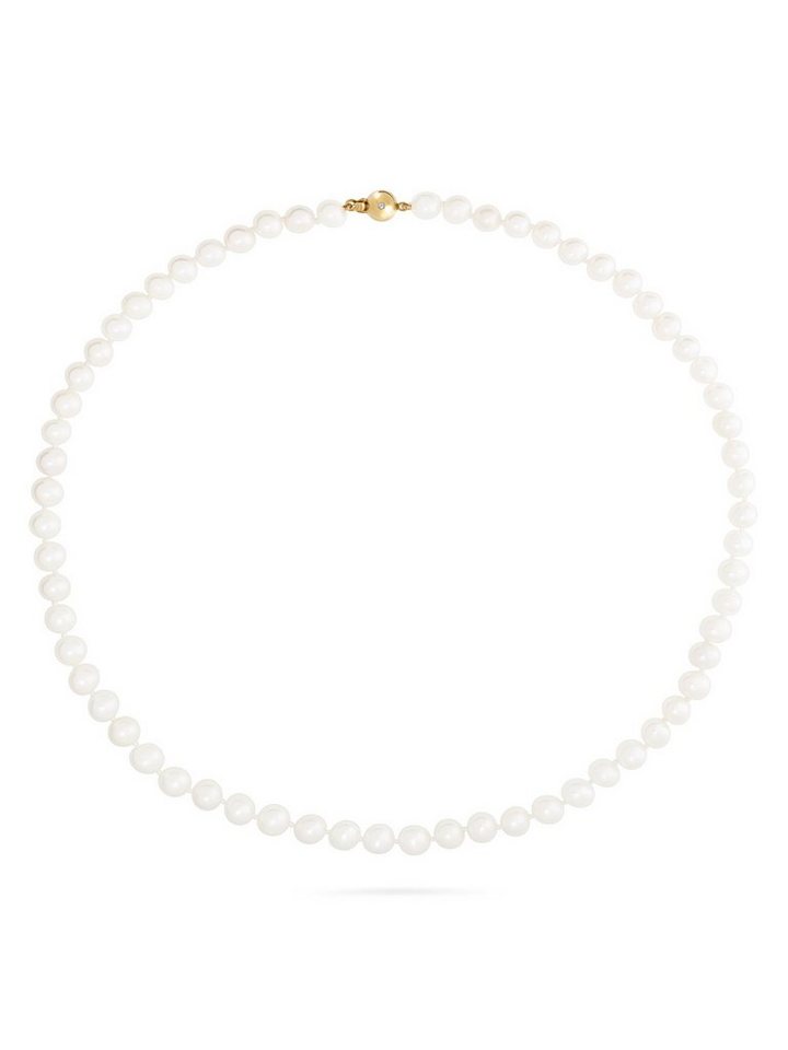YAMOKO Collier YAMOKO Damen-Kette 585er Gelbgold Süßwasserperle von YAMOKO