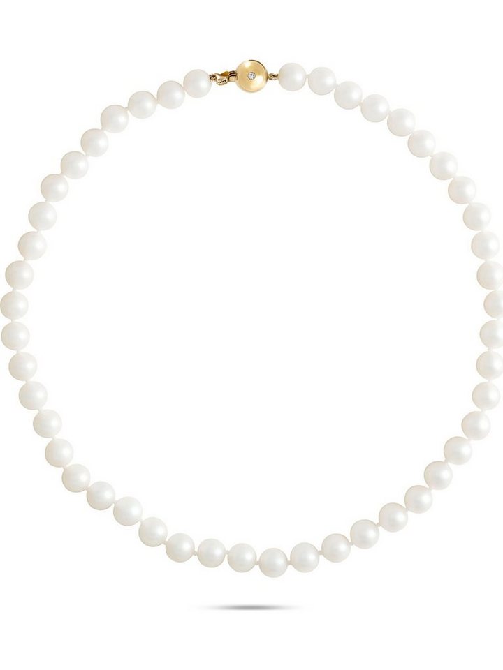 YAMOKO Collier YAMOKO Damen-Kette 750er Gelbgold Akoyaperle von YAMOKO