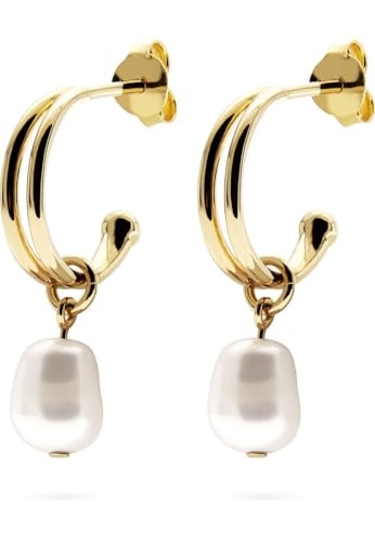 YAMOKO Damen-Ohrstecker 585er Gelbgold Süßwasserperle One Size 89092892 von YAMOKO