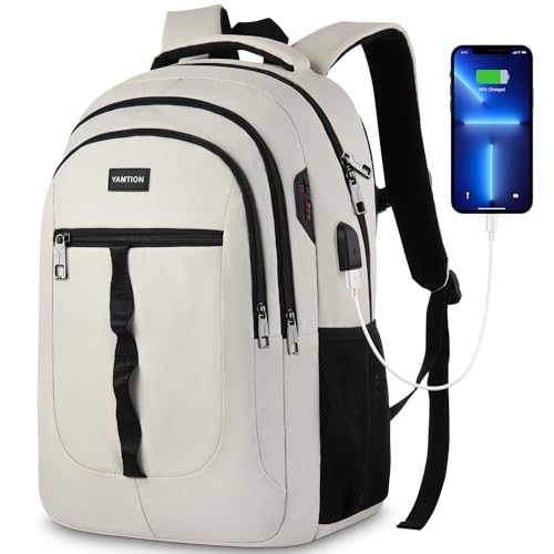 YAMTION 17,3 Zoll Schulbuch Tasche für Teenager Mädchen und Jungen Unisex Laptop Bookbag Rucksack mit USB für High School College Studenten von YAMTION