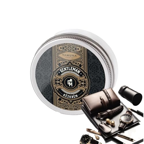 YAMUNA NATURAL BEAUTY-Handcreme – Intensive Feuchtigkeitspflege für beanspruchte Hände, schützt mit natürlichen Inhaltsstoffen.Ideal für trockene Haut für zarte, geschmeidige Haut. (50 ml, Gentleman) von YAMUNA NATURAL BEAUTY