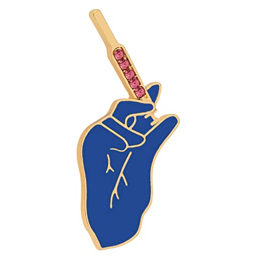 Cartoon Pins Krankenschwester Blau Brosche Pin Medizinische Pins Kristall Anstecknadel Legierung für Ärzte von YANBOYI