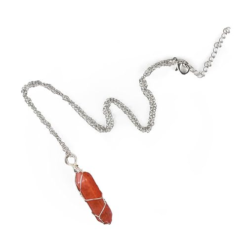 YANBOYI Halskette mit Kristallanhänger, spitzer Stein, Charm-Halskette, spirituelle Edelsteine, Schmuck für Damen von YANBOYI