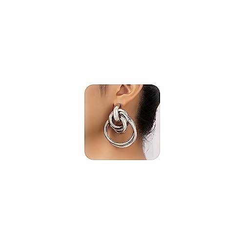 Chunky Gold Hoop Earrings for Women Large Hoop Earrings Thick Twisted Earrings Geometric Hoop Earrings for Wedding Parties… Chunky Gold Hoop Earrings for Women Large Hoop Earrings Thick Twisted Earrings Geometric Hoop Earrings for Wedding Parties… von YANCHUN