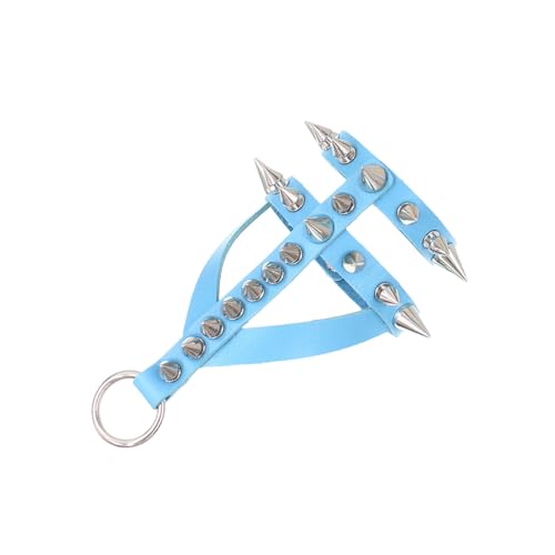 YANCHUN Punk-Handkette mit Nieten Armband Leder-Spike-Armbänder für Männer Gothic-Armband Verstellbare Manschetten-Armreifen Gothic-Accessoires Halloween-Schmuck Geschenke von YANCHUN