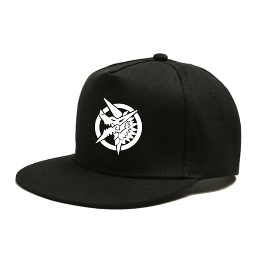YANETX Classic Baseball Cap Monst-er Hunt-er,Cool Mode Verstellbar Baseboard Baseballkappe Sonnenhut,Unisex Kappe Baseboard Baseballkappen Mütze, Verstellbar(Black) von YANETX