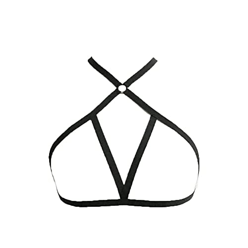 Damen Sexy BH Spitzen Bra Erotische Dessous Ouvert Cups Offene Brüste Oberteil Tops Erotik Unterwäsche Bandage Lingerie Brustfrei Reizwäschee Bodysuits Valentinstag Underwear von YANFJHV
