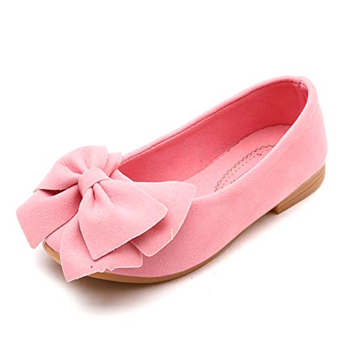 Prinzessin Schuhe Mädchen Kinderschuhe Tanzschuhe Jungen Einzelschuhe Bow-Knot Freizeitschuhe Weicher Boden Ballerina Schuhe rutschfest Kinder Schuhe von YANFJHV