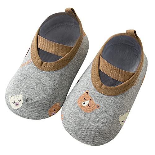 YANFJHV Baby Schuhe 6-12monate Mädchen: Bodensocken Kleinkind Schuhe Weichen Sohle Rutschfest Krabbelschuhe Lauflernschuhe Atmungsaktive Sommer Babyschuhe Sockenschuhe Kinder Prewalker von YANFJHV