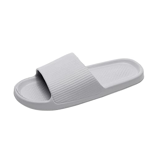 YANFJHV Badeschuhe Herren Rutschfest: Hausschuhe Badelatschen Sommer Strandschuhe Badeschlappen Indoor Weich Slippers Duschschuhe Badezimmer Pool Schlappen Pantoffeln Rutschfest Badeschuhe von YANFJHV