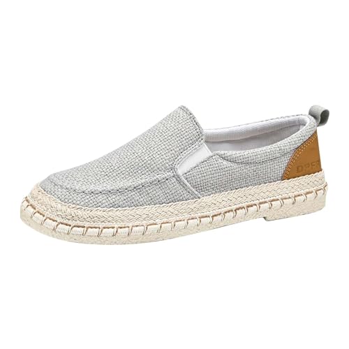 YANFJHV Canvas Schuhe Herren Slip-On Stoffschuhe Einfarbig Bootsschuhe Loafer Leinenschuhe Flexibel Freizeitschuhe Extra Weit Laufschuhe Hand-Free Einbeinige Schuhe Atmungsaktiv Sportschuhe YANFJHV Canvas Schuhe Herren Slip-On Stoffschuhe Einfarbig Bootsschuhe Loafer Leinenschuhe Flexibel Freizeitschuhe Extra Weit Laufschuhe Hand-Free Einbeinige Schuhe Atmungsaktiv Sportschuhe von YANFJHV