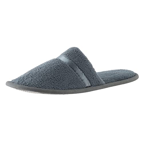 YANFJHV Einweg-Hausschuhe für Männer und Frauen Hotel Home Stay Coral Velvet Rutschfeste Sohle Einweg-Baumwollhausschuhe Damenschuhe Sommerschuhe 40 (Grey, One Size) von YANFJHV