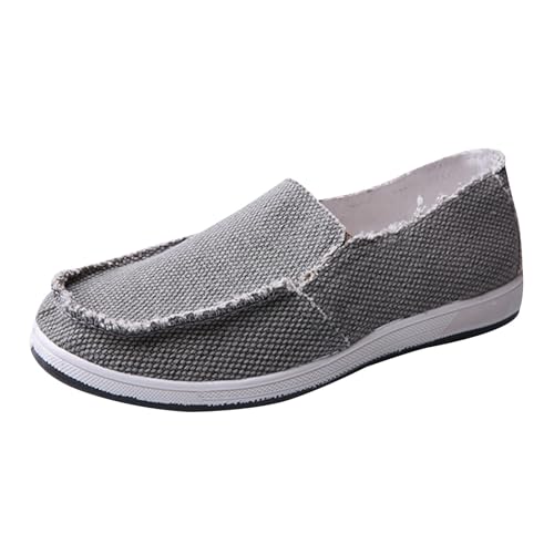 YANFJHV Freizeitschuhe Herren Breiter Fuß, Leicht Stoffschuhe Minimalistische Leinenschuhe Slip-On Schlupfschuhe Flache Sportschuhe Freizeit Businessschuhe rutschfest Kleid-Schuhe Gr.39-44 YANFJHV Freizeitschuhe Herren Breiter Fuß, Leicht Stoffschuhe Minimalistische Leinenschuhe Slip-On Schlupfschuhe Flache Sportschuhe Freizeit Businessschuhe rutschfest Kleid-Schuhe Gr.39-44 von YANFJHV