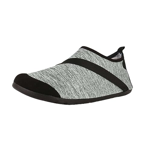 YANFJHV Indoor-Sportschuhe und Socken für Männer und Frauen, rutschfeste, leise Fitness-Laufschuhe für Erwachsene, Yoga-Socken, Schuhe für die frühe Bildung Outdoor Damenschuhe (Grey, A) von YANFJHV