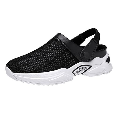 YANFJHV Orthopädische Schuhe Herren Sneaker Atmungsaktiv Sportschuhe Mesh Slippers rutschfest Clogs Flexibel Gesundheitsschuhe Weichen Sohle Hausschuhe Für Breite Füße Ohne Schnürsenkel Walkingschuhe von YANFJHV