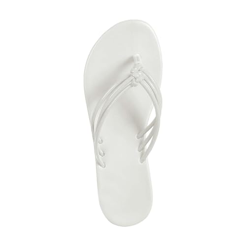 YANFJHV Sandalen Flip Flops Damen - Strandschuhe Badelatschen Flach Rutschfest Sommerschuhe Flipflop Strand Sommer Hausschuhe Flip-Flops Leicht Slingback Freizeitsandalen Badeschlappen von YANFJHV