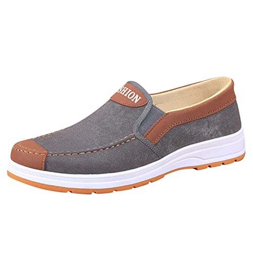 YANFJHV Sommerschuhe Herren Loafer Leicht Bootsschuhe Slip-On Stoffschuhe Extra Weit Halbschuhe rutschfest Sportschuhe Casual Laufschuhe Flexibel Schlupfschuhe Minimalistische Businessschuhe YANFJHV Sommerschuhe Herren Loafer Leicht Bootsschuhe Slip-On Stoffschuhe Extra Weit Halbschuhe rutschfest Sportschuhe Casual Laufschuhe Flexibel Schlupfschuhe Minimalistische Businessschuhe von YANFJHV