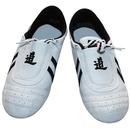 YANFJHV Trainingsschuhe Herren Fitnessstudio Taekwondo Schuhe Leichte Kampfsportschuhe Atmungsaktiv Taekwondo-Schuhe Extra Weit Sportschuhe Trainer Fitnessschuhe Schnürsenkel Turnschuhe Gr.27-45 von YANFJHV