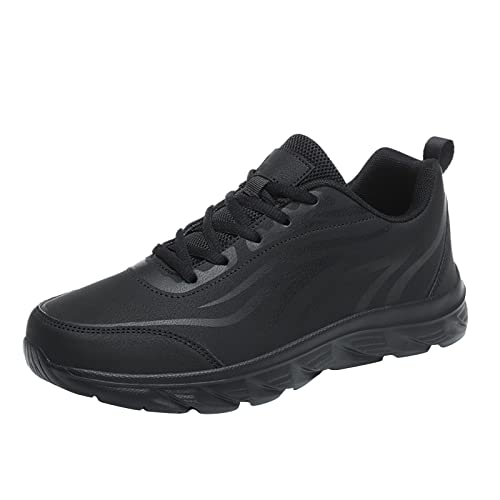 YANFJHV Turnschuhe Herren Freizeit, Weichen Sohle Sportschuhe Leichtgewichts Laufschuhe Schnürsenkel Tennisschuhe Liebespaar Freizeitschuhe Flexibel Wanderschuhe Leicht Traillaufschuhe Gr.40-45 von YANFJHV
