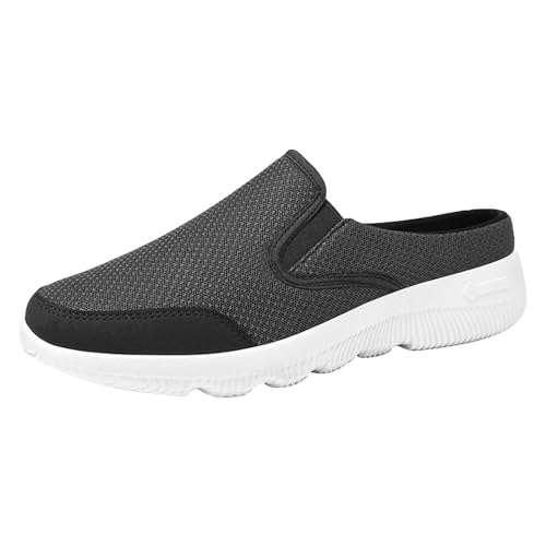 YANFJHV Turnschuhe Herren Slipper Orthopädische Schuhe Slip-On Sportschuhe Sportschuhe Aus Netzstoff Minimalistische Strandschuhe Flexibel Leicht Freizeitschuhe Extra Weit Gesundheitsschuhe von YANFJHV