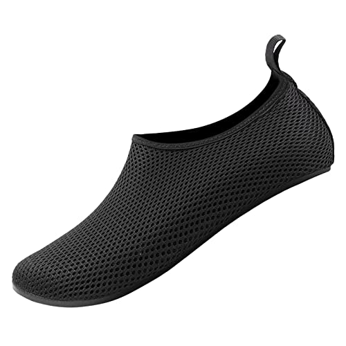 YANFJHV Wasserschuhe Herren Größe 48/49: Schwimmschuhe Aquaschuhe Slip on Outdoor Surfschuhe Tauchschuhe Strand Wasserschuhe Atmungsaktiv rutschfest Strandschuhe Unisex Damen Badeschuhe von YANFJHV