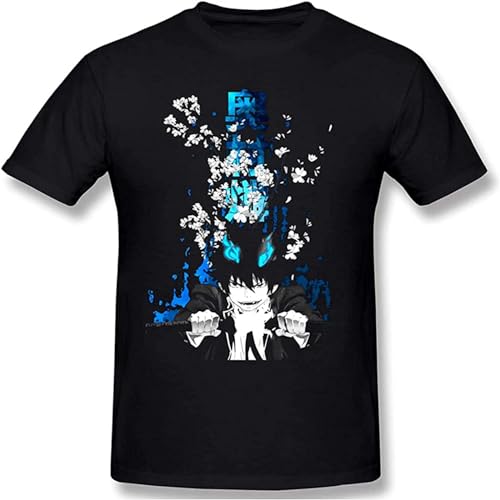 Blue Exorcist Mens T-Shirt Casual Cotton Unisex Black Tees Tops XL Blue Exorcist Mens T-Shirt Casual Cotton Unisex Black Tees Tops XL von YANGDUJUN