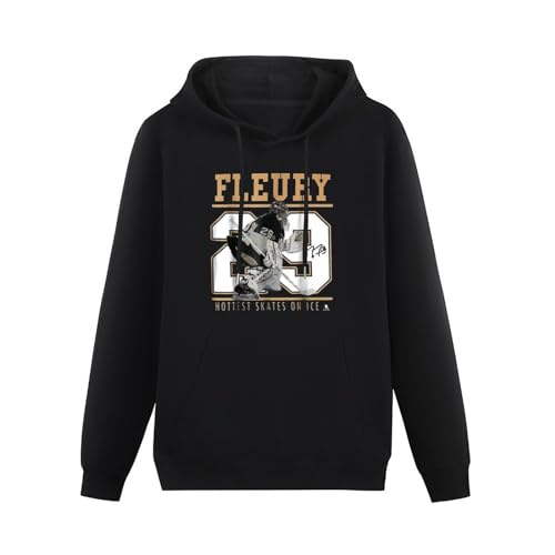 YANGDUJUN Ethy Marc Andre Fleury Las Vegas Knights Hockey Apparel Mens Hoodies Casual Cotton Unisex Black Sweatshirts XL YANGDUJUN Ethy Marc Andre Fleury Las Vegas Knights Hockey Apparel Mens Hoodies Casual Cotton Unisex Black Sweatshirts XL von YANGDUJUN