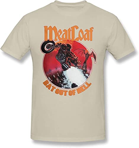 Amazing Meat Loaf Band Bat Out of Hell Men's Short-Sleeved Standard T-Shirt Black T-Shirts & Hemden(X-Large) von YANGGUOC