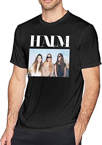 Haim Don't Save Me T Shirt Men's Cotton T Shirt Fashion O Neck Short Sleeve Tees Black T-Shirts & Hemden(Large) von YANGGUOC