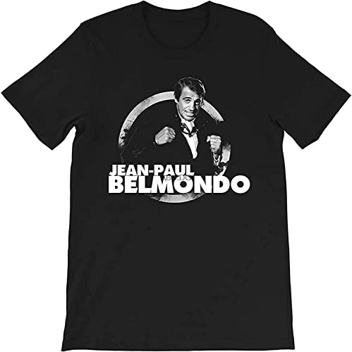 Jean-Paul Belmondo French Actor The Professional Breathless The Man from Acapulco Gift Men Women Unisex T-Shirt T-Shirts & Hemden(Large) von YANGGUOC
