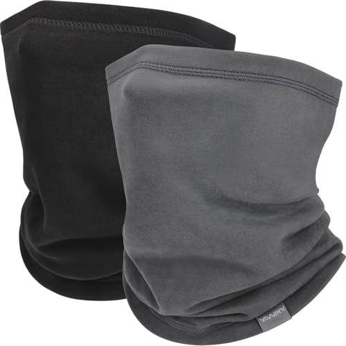 YANIKY Schlauchschal Winddicht Multifunktionstuch Winter Halstuch Herren Weich Atmungsaktiv Loop Schal Damen Warm Sportschal Halswärmer für Motorrad, Ski, Fahrrad, Laufen von YANIKY