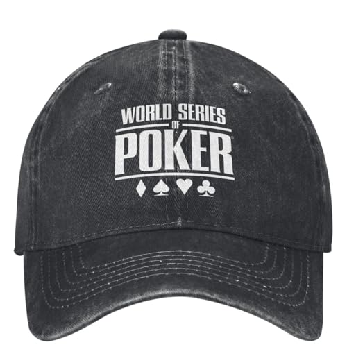 World Series of Poker Casual Baseball Cap Sommer Poker Turnier Trucker Hut Kpop Rock Hip Hop Hüte Erwachsene Baseballmütze von YANIUIE