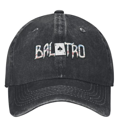 YANIUIE Balatro Spiel Denim Baseballkappe Poker Spiel Outdoor Sonne Trucker Hut Sommer Paar Frauen y2k Retro Sonnenblenden Snapback Cap von YANIUIE