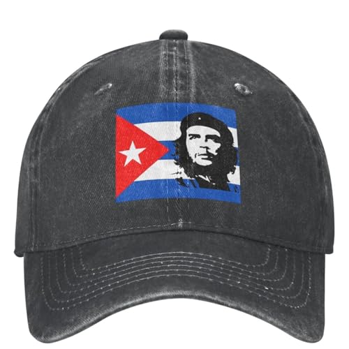 YANIUIE Che Guevara Denim Baseballmütze Kubanischer Held Laufen Trucker Papa Hut Frühling Unisex Männer Trendige Sonnenblenden Snapback Kappe von YANIUIE