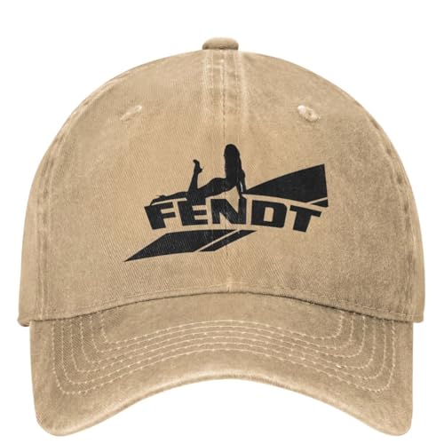 YANIUIE Fendts Traktoren Logo Merchandise Denim Baseballkappe Laufen Trucker Hut Sommer Unisex Männer Retro Sonnenfest Baseballkappen Geschenk von YANIUIE