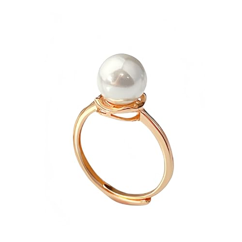 YANQSHM Silberring Damen 925 Silber, Damen Ring Aus 925er Sterlingsilber Verstellbar Vergoldet Filigrane Rose Eingelegte Weiße Muschelperlen Offener Schmuck Hochzeit Muttertagsgeschenk YANQSHM Silberring Damen 925 Silber, Damen Ring Aus 925er Sterlingsilber Verstellbar Vergoldet Filigrane Rose Eingelegte Weiße Muschelperlen Offener Schmuck Hochzeit Muttertagsgeschenk von YANQSHM